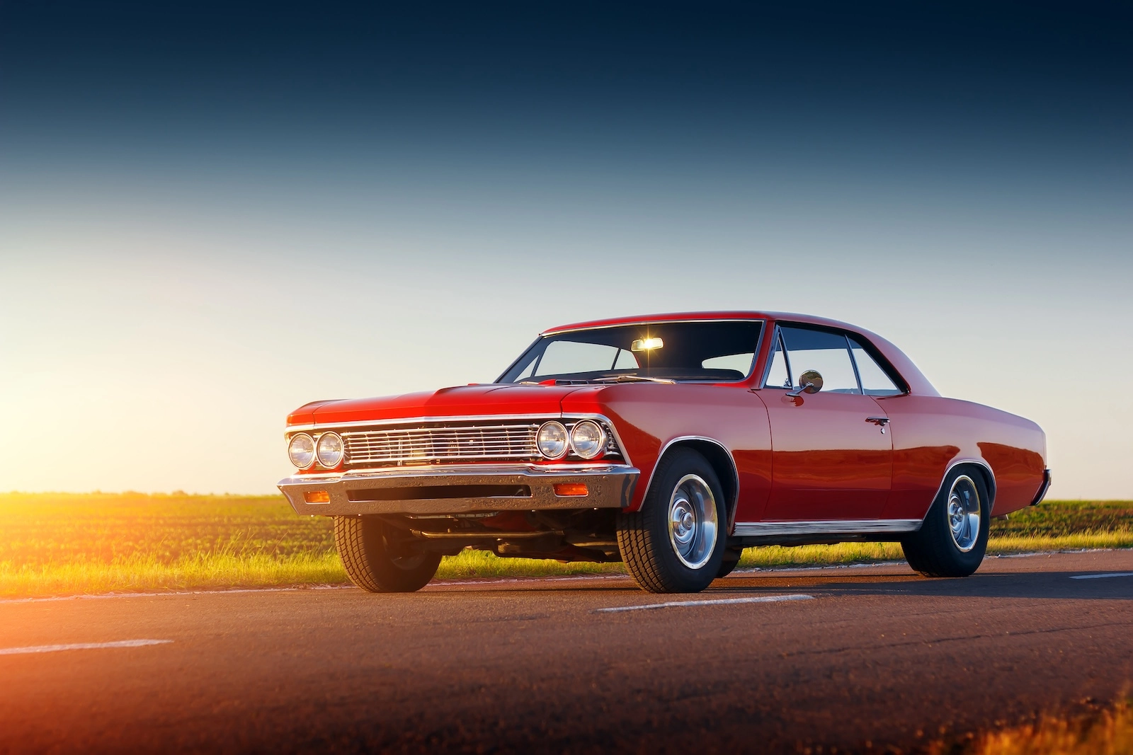 an old classic car